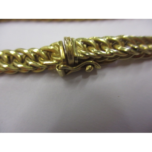 82 - An 18ct yellow gold necklace chain, approx. linear length 61cm, approx. weight 48.7g, in good useabl... 