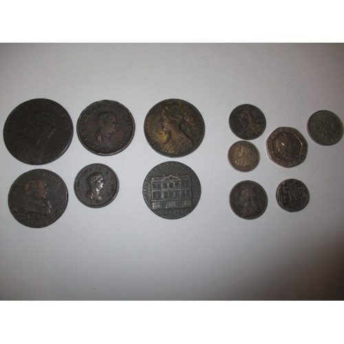 223 - A parcel of Georgian and later coins and tokens, various grades all in circulated condition