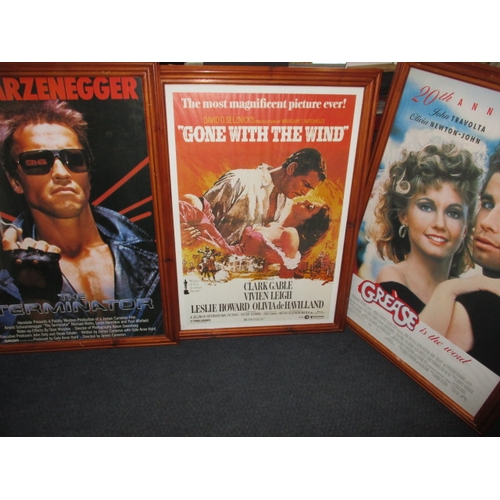 358 - 3 Framed posters, 2 for vintage  musical based films, approx. size of largest 110x78cm