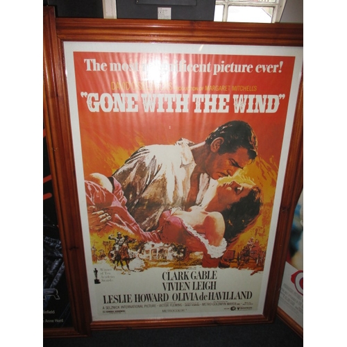 358 - 3 Framed posters, 2 for vintage  musical based films, approx. size of largest 110x78cm