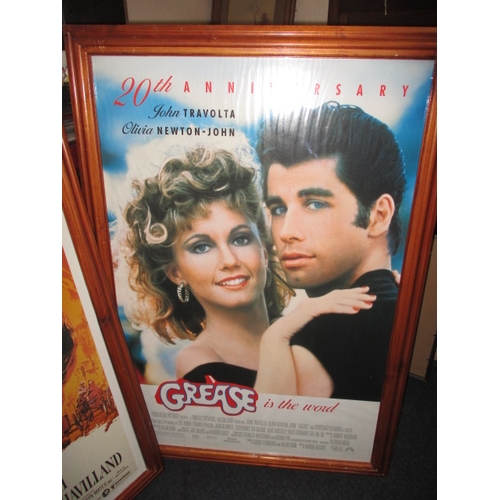 358 - 3 Framed posters, 2 for vintage  musical based films, approx. size of largest 110x78cm