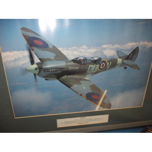 67 - WWII Aircraft pictures, various planes, all in used condition, approx. size of largest 73x56cm