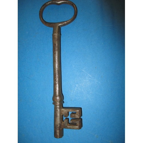 75 - 6 Antique lock keys, approx. length of largest 17cm, one with damage