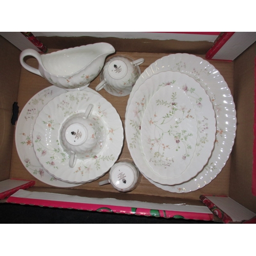 78 - A comprehensive dinner service by Wedgwood in the ‘Campion’ design. All with no observed damage, mos... 