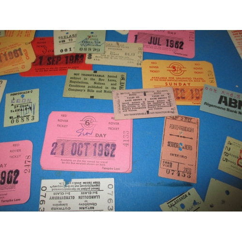 91 - A parcel of vintage train tickets, various dates, all in used condition