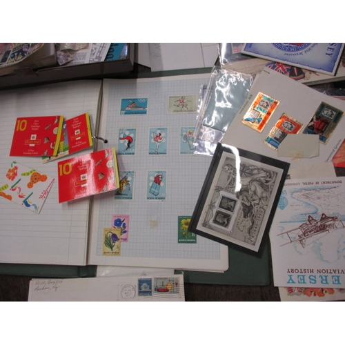 108 - A large quantity of stamps, to include several folders and first-day covers, all in used condition