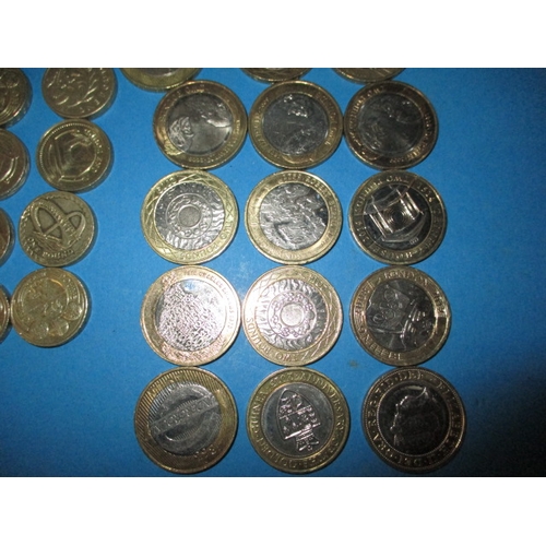 159 - A quantity of collectable 50p £1 & £2 coins, all in circulated condition