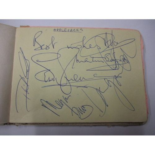 178 - An autograph book with numerous autographs, most obtained at the Rhodes centre in Bishops Stortford,... 