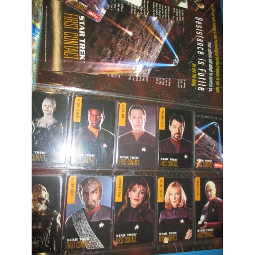 212 - A collection of limited edition Star Trek phone cards, all in presentation packs