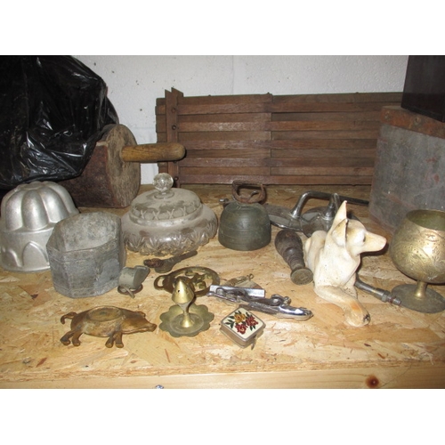 217 - A large quantity of clearance items, to include hurricane lamps and automotive items. All in used co... 