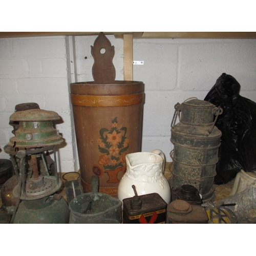 217 - A large quantity of clearance items, to include hurricane lamps and automotive items. All in used co... 