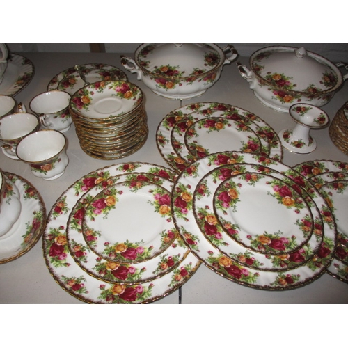 233 - A large quantity of Royal Albert Old Country Roses tablewares, all factory firsts and in unused cond... 