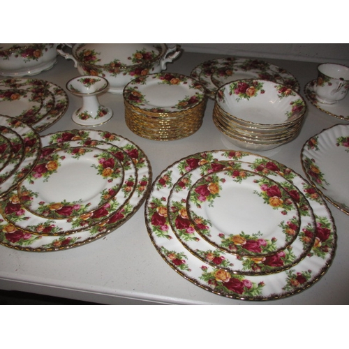 233 - A large quantity of Royal Albert Old Country Roses tablewares, all factory firsts and in unused cond... 