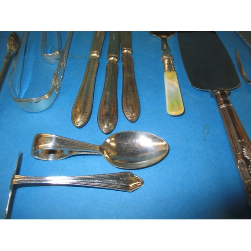 244 - A parcel of vintage cutlery, spoons, forks etc, to include some boxed sets, all in used condition