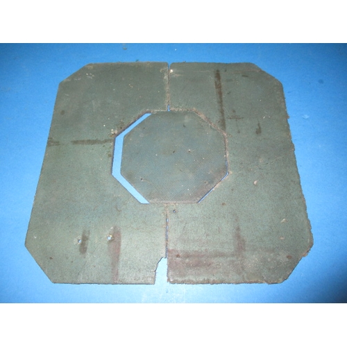 296 - A genuine White Star Line floor tile from RMS Olympic, approx. size 31x31cm being a little fragile w... 