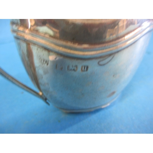 149 - A sterling silver sugar bowl, approx. weight 145.5g, in used condition with some dents