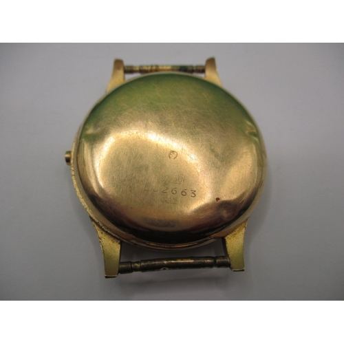 119 - A vintage 18ct gold cased Waltham wrist watch, runs when wound and another gold cased example in nee... 