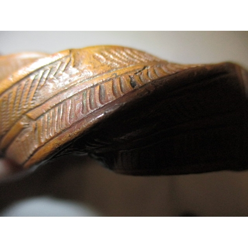 181 - An antique West African Manillas trading bangle coin, a large size version approx. weight 685g, havi... 