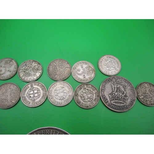 169 - A parcel of silver and part silver coins, to include an 1893 crown and a William IIII six pence, all... 