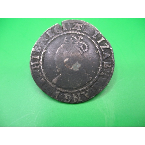 182 - A Elizabeth I hammered silver shilling, second issue, Tower mint mark, a circulated coin with reason... 