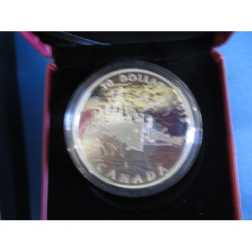 170 - Two .999 silver Canadian collectors coins, both uncirculated and in presentation cases