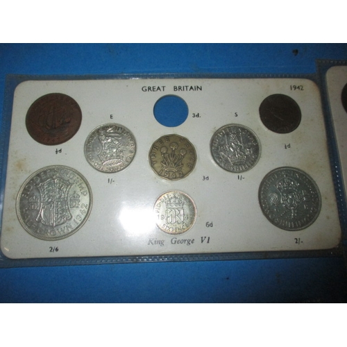 172 - A quantity of pre-decimal coins, to include part-silver examples, all good grade coins