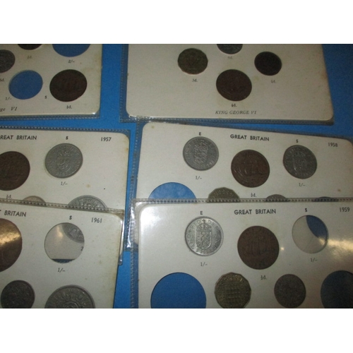 172 - A quantity of pre-decimal coins, to include part-silver examples, all good grade coins