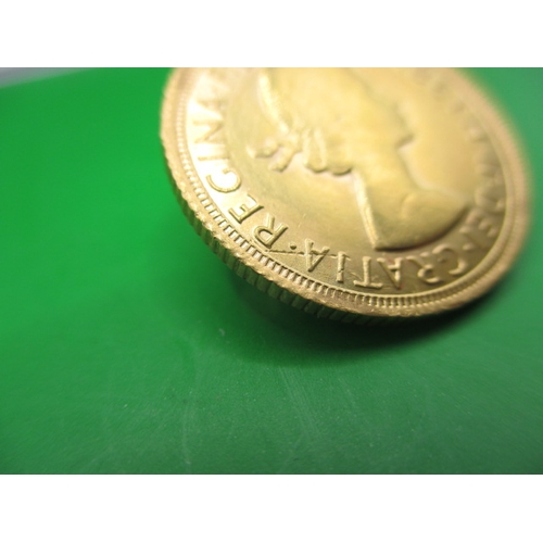 203 - A Queen Elizabeth II gold sovereign dated 1967, a very fine grade coin with light use related marks