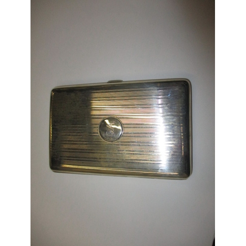 155 - A vintage sterling silver cigarette case, in good useable pre-owned condition, approx. weight 222g