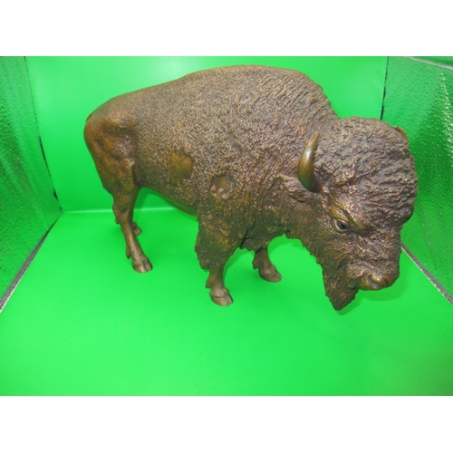 268 - A Franz Bergman cast bronze buffalo, approx. length 30cm, marked to underside, in good pre-owned con... 