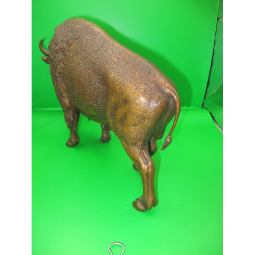 268 - A Franz Bergman cast bronze buffalo, approx. length 30cm, marked to underside, in good pre-owned con... 