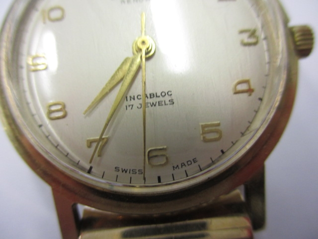 A Vintage Bravingtons Renown 9ct Gold Cased Wrist Watch, In Current ...