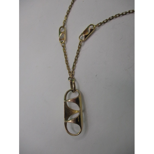 66 - A vintage 9ct yellow gold necklace, approx. linear length 40cm, approx. weight 10.2g, in good useabl... 