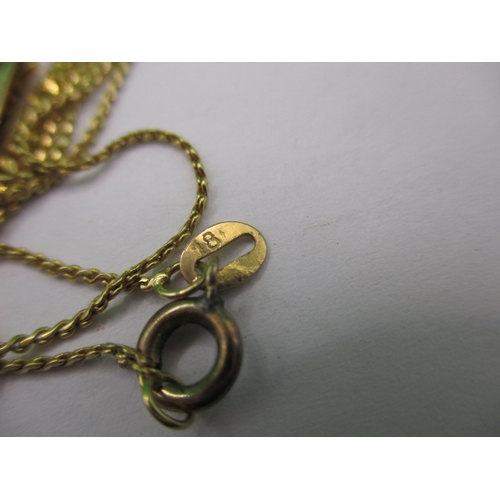 69 - A parcel of vintage gold and yellow metal necklace chains, some marked 375; approx. weight 18.6g oth... 