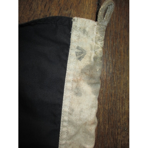 316 - A WWII SAS unit flag, with broad arrow mark, approx. size 94x60cm, in used condition with age-relate... 