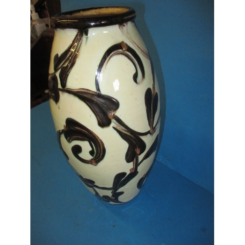 272 - A Danish studio pottery vase by Herman Kahler having stylised organic form decoration in the art nou... 