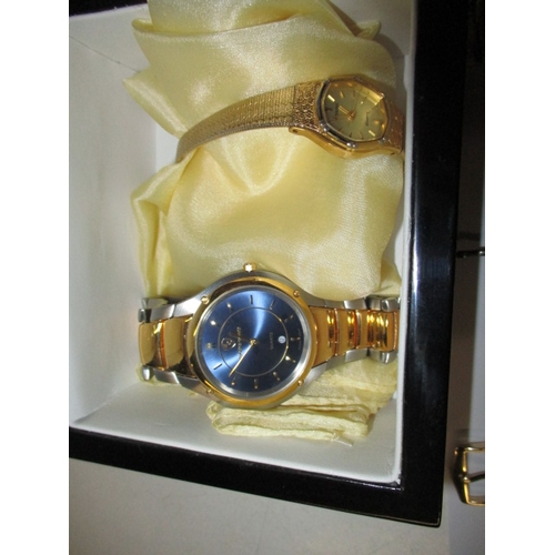 123 - A parcel of dress watches, all in current working order