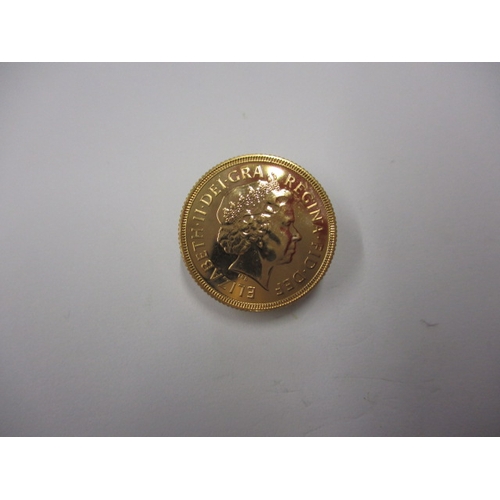 244 - An Elizabeth II gold sovereign dated 2002, an uncirculated coin