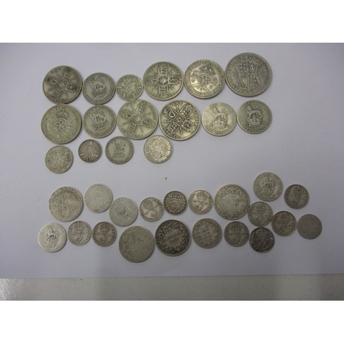 176 - A parcel of vintage coins, to include silver and part-silver examples, all in circulated condition