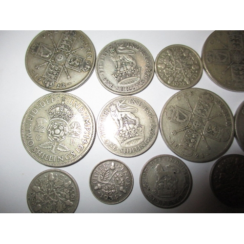 176 - A parcel of vintage coins, to include silver and part-silver examples, all in circulated condition