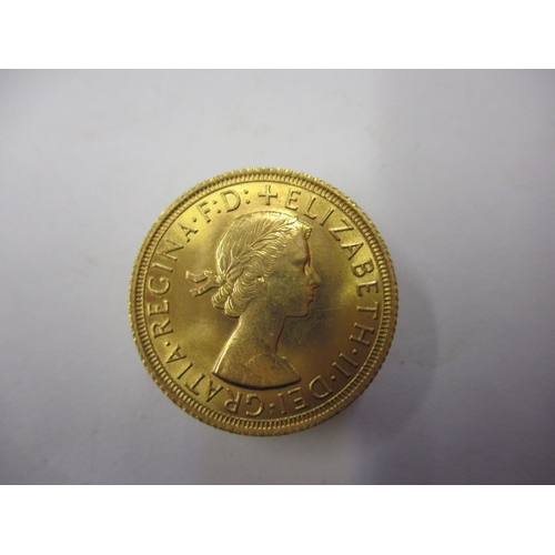 245 - An Elizabeth II gold sovereign dated 1966, a very fine grade coin