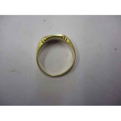 33 - A vintage Greek yellow gold ring marked 18k, approx. ring size ‘Q’, approx. weight 5.4g, in useable ... 