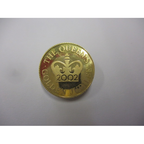 250 - A 2002 commemorative gold coin, approx. weight 7g in uncirculated condition