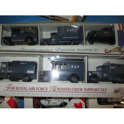 13 - A quantity of die-cast model vehicles, to include Lledo Canadian provincial series Model T Fords, al... 