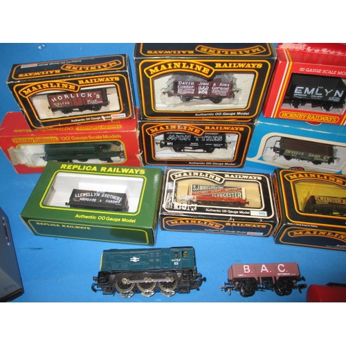 15 - A quantity of ‘00’ gauge model railway items, to include Locos rollingstock and track accessories, a... 