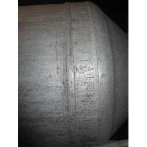 33 - A vintage 5 gallon milk churn from Oxford Lane Dairy, Sible Hedingham, Essex. No lid, in good used c... 