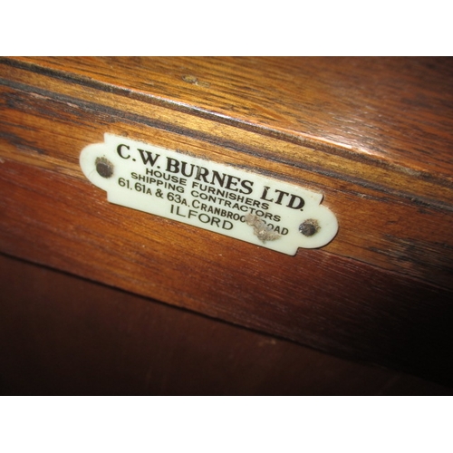 34 - A, C W Burns Ltd bedside pot cupboard and a blanket storage chest, approx. size of chest 77 x 36 x 3... 