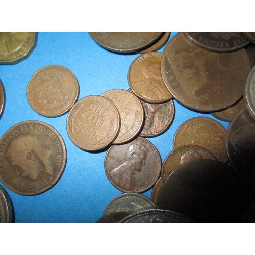 38 - A parcel of vintage world coins, all in circulated condition, approx. parcel weight 11kg