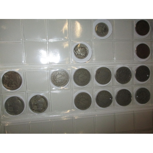 40 - A large quantity of vintage world coins, to include silver and part silver examples, all in circulat... 