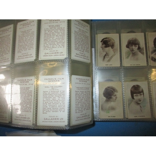 41 - A large quantity of vintage cigarette cards, various companies, all in used condition, some complete... 